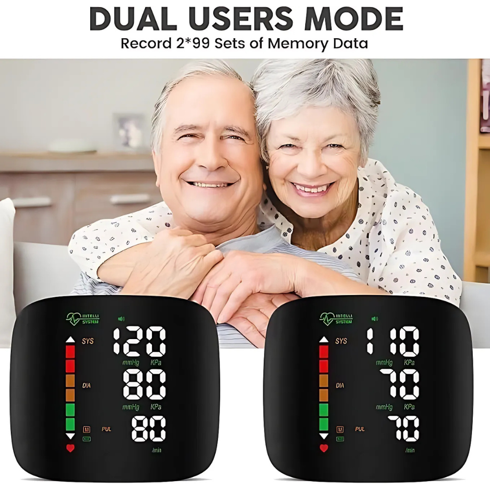 Smart Wrist Blood Pressure Monitor
