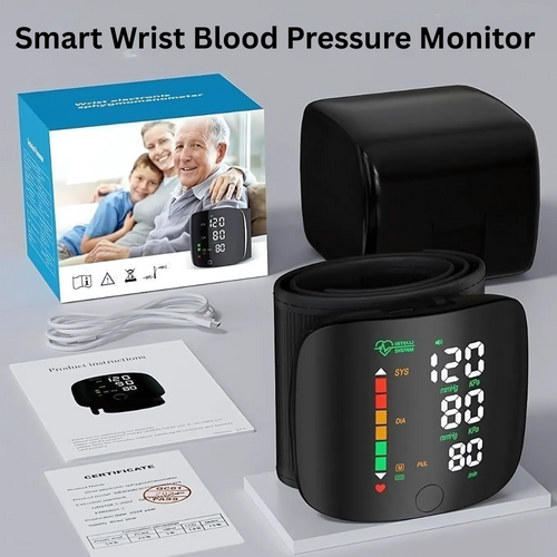 Smart Wrist Blood Pressure Monitor