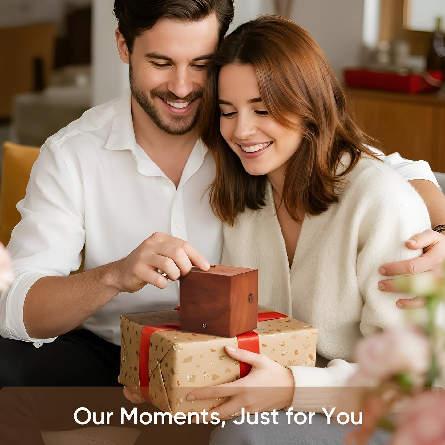 Personalized Custom Photo Flip Box