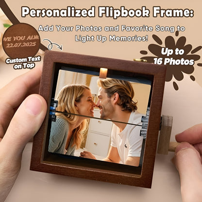 Personalized Custom Photo Flip Box