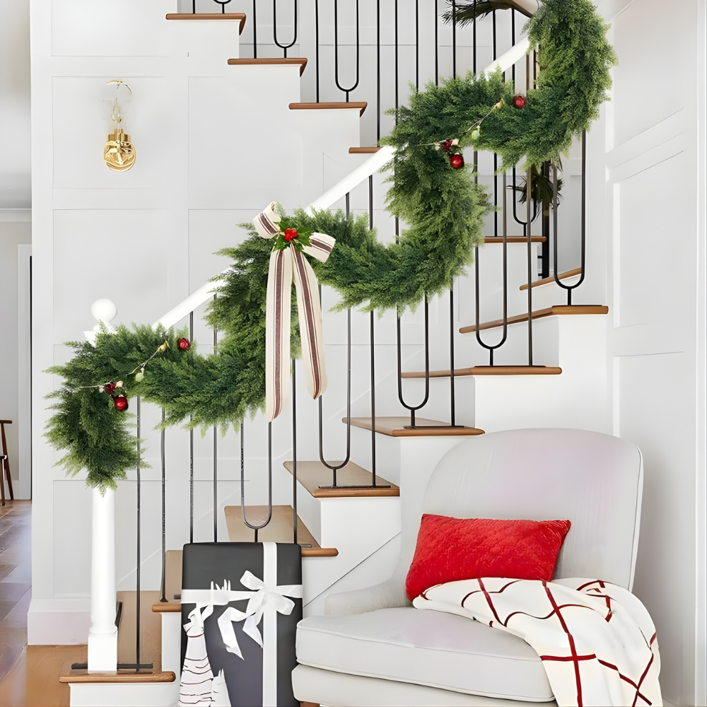 6FT Winter Cedar Garland