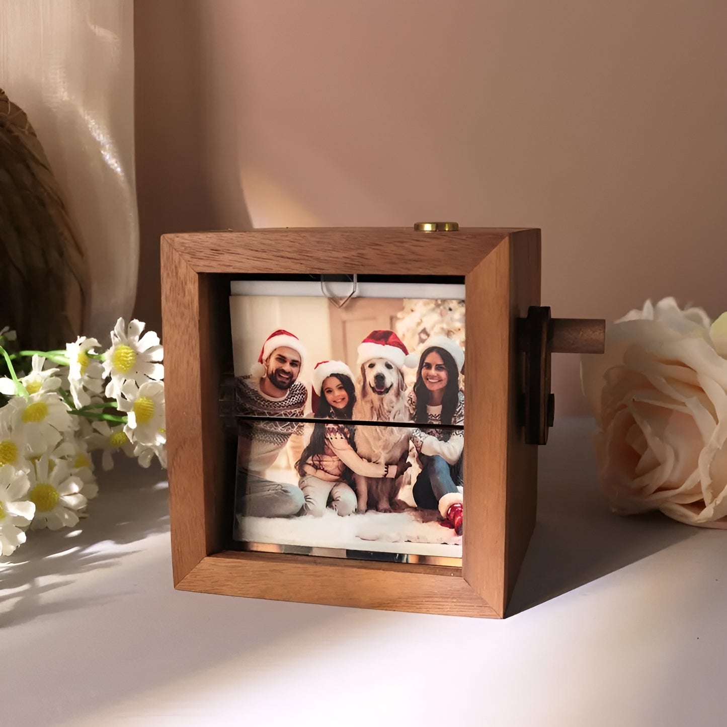 Personalized Custom Photo Flip Box