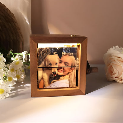Personalized Custom Photo Flip Box