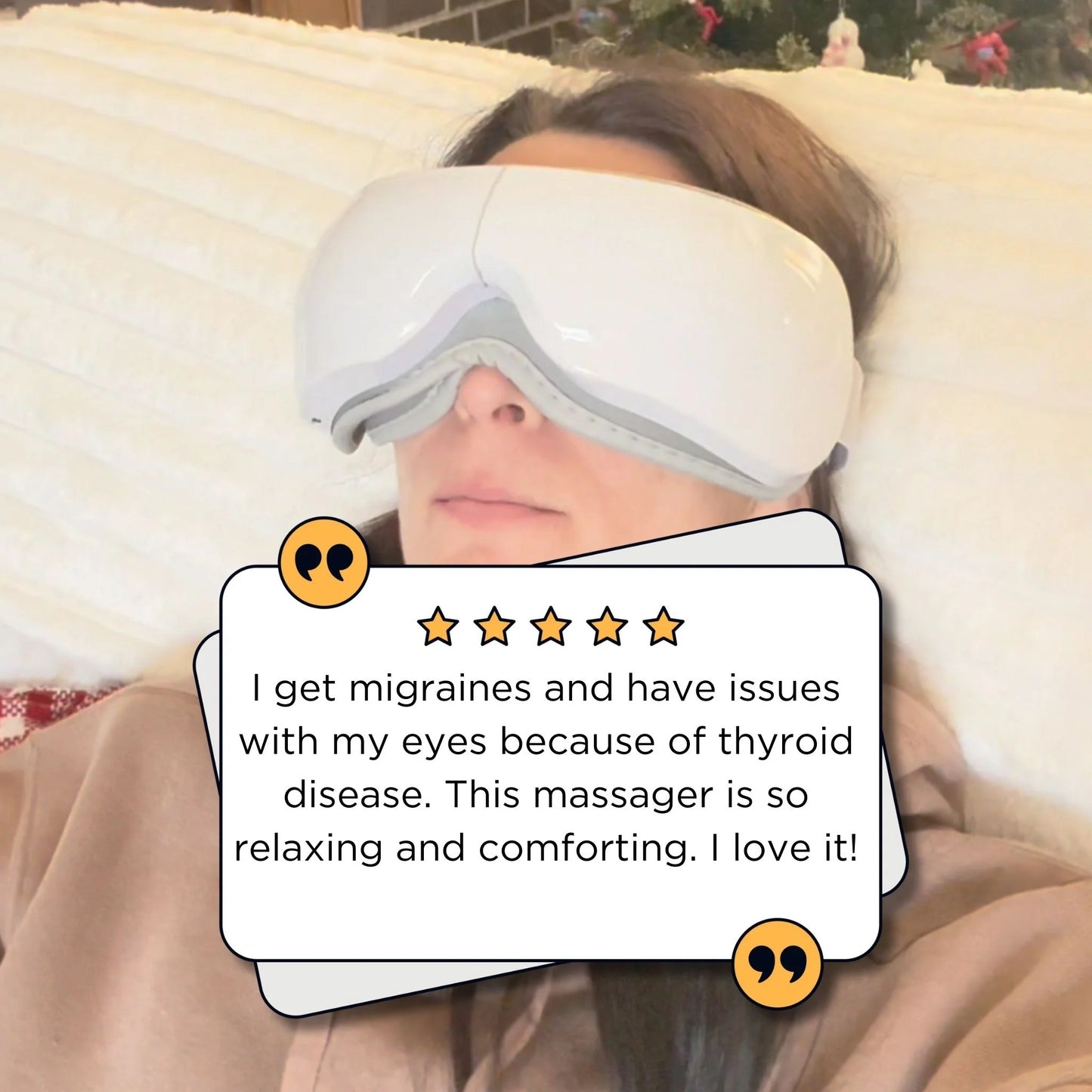 Heated Eye Massager with Bluetooth